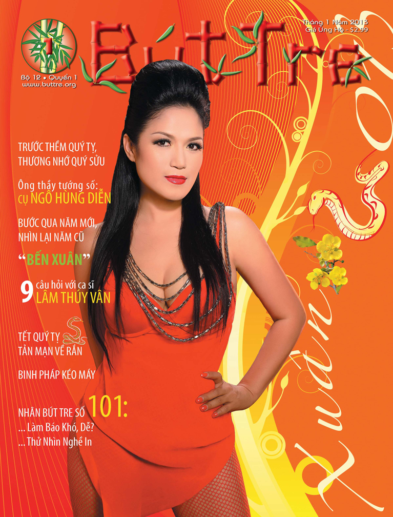 But Tre Magazine Jan 2013 Cover Page - Lunar New Year Celebration 2013